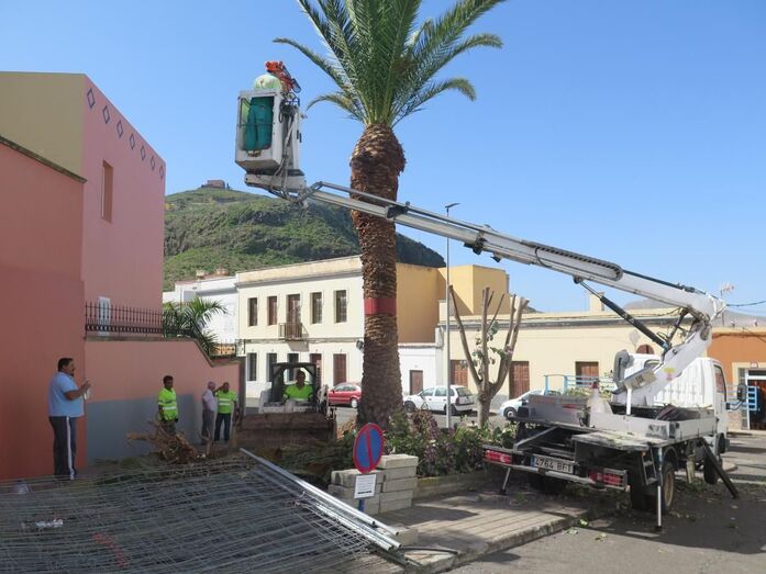 espacio que albergará el busto de Ramón Jiménez