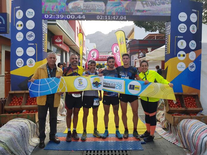 Podium Masculino Media 21 kilómetros