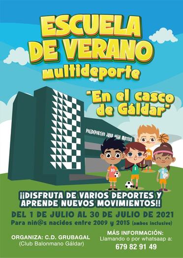 CARTEL ESCUELA VERANO 2021