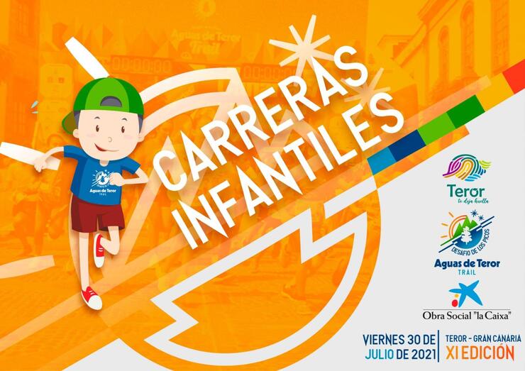 Cartel carreras infantiles 2021