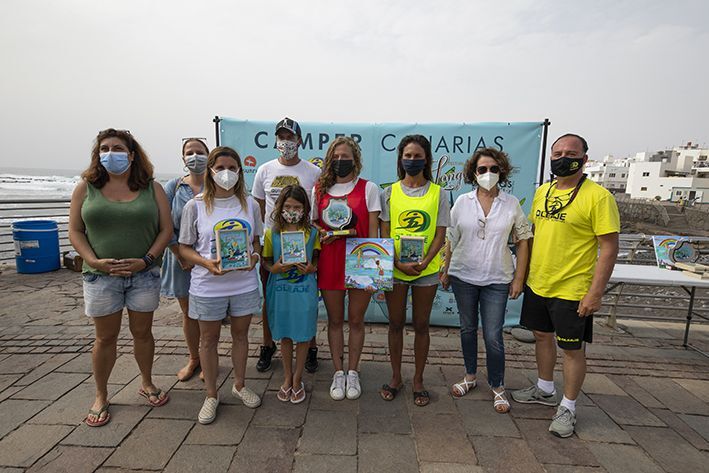 LONGBOARD ARUCAS 2021 podium femenino