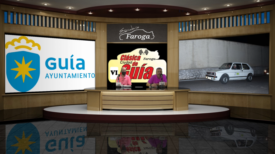 Presentación de la VI Clásica Ciudad de Guía por los miembros de la Escudería Faroga