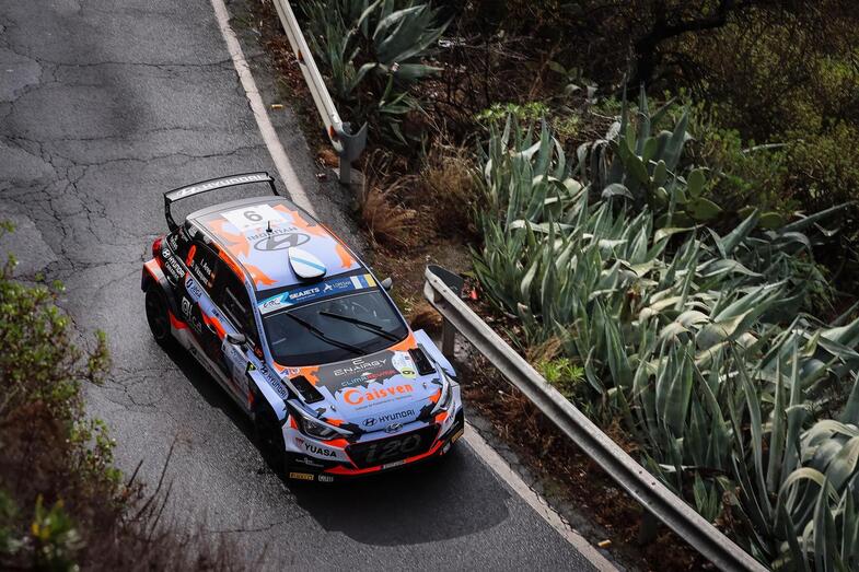 09 ARES ROEL Ivan  (ESP), VÁZQUEZ LISTE David (ESP), Team HYUNDAI ARES RACING,  HYUNDAI I20 R5 during the 2020 Rally Islas Canarias, 5th round of the 2020 FIA European Rally Championship, from November 26 to 28, 2020 in Las Palmas de Gran Canaria, Spain - Photo Jorge Cunha / DPPI