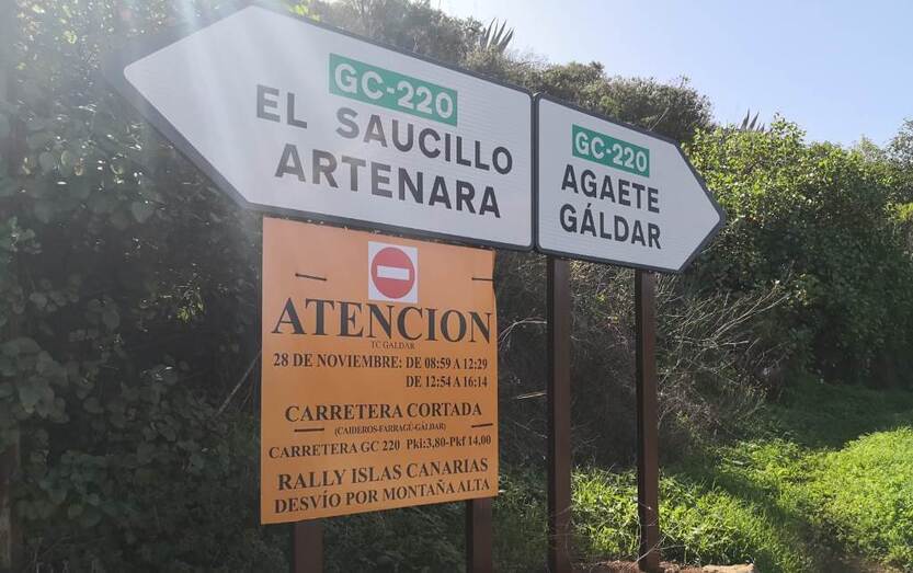 cierre carretera1galdar