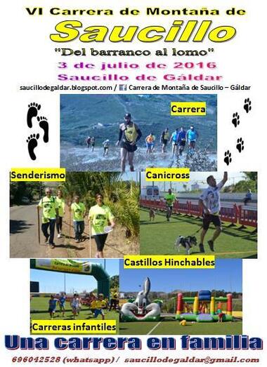 20 cartel VI Carrera canicross