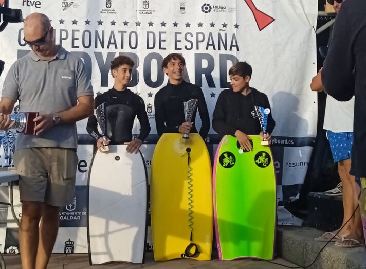 Eros Navarro Rguez 3º clasificado en el Campeonato de España de Bodyboard