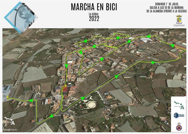 RECORRIDO MARCHA EN BICI