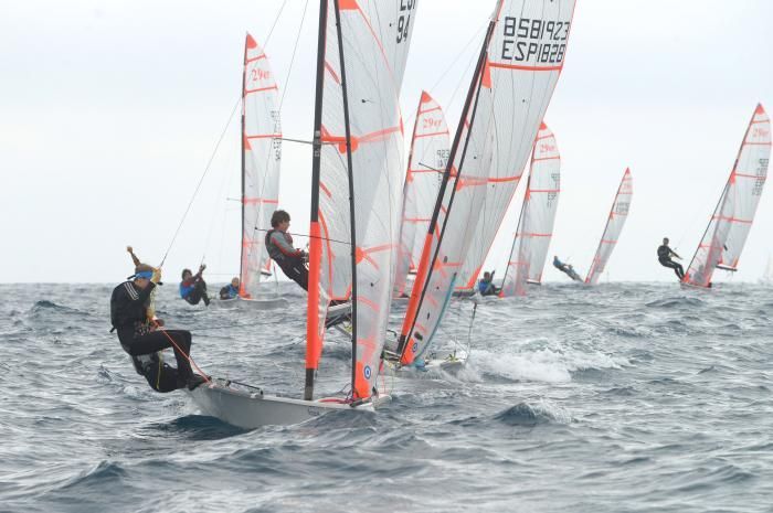 Gráfica Campeonato de España de vela clase 29er en Las Palmas de Gran Canaria
