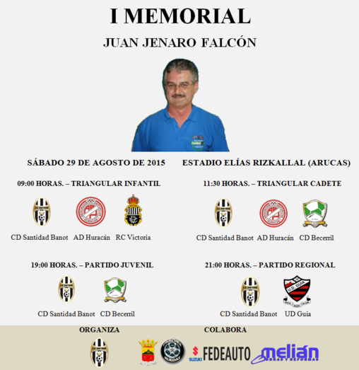Cartel I Memorial Juan Jenaro Falcón Santana