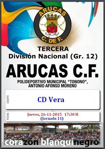 Cartel Tercera CD Vera
