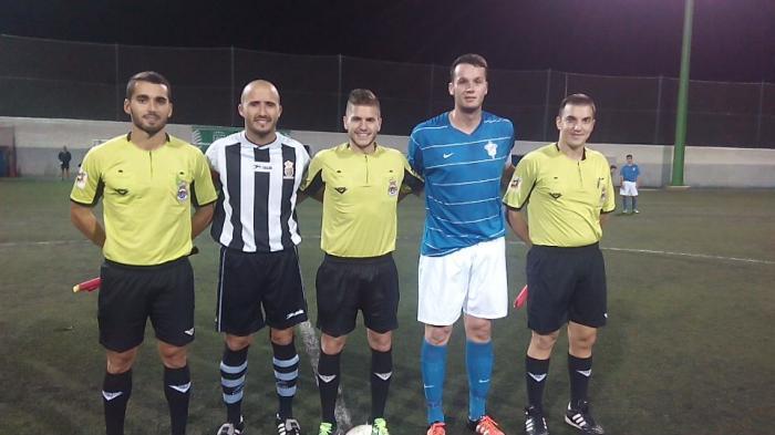 Trió arbitral y capitanes 10 11 2015