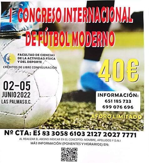 Cartel Congreso Futbol Moderno
