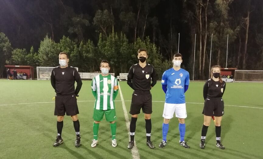 Trió arbitral y capitanes 19 11 2021
