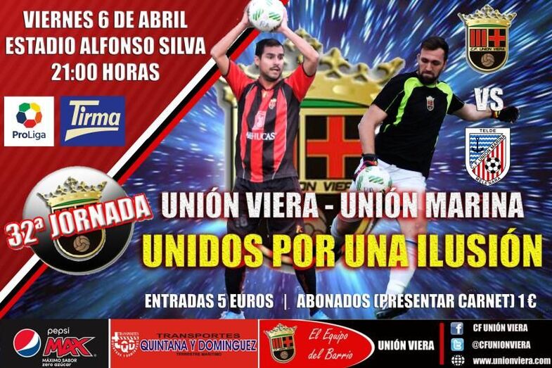 Cartel Prueba JORNADA VS UNIÓN MARINA copia