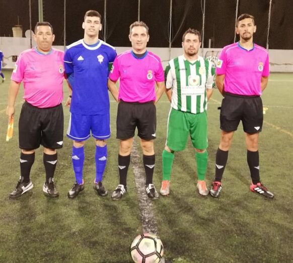 Capitanes y trió arbitral 14 12 2018