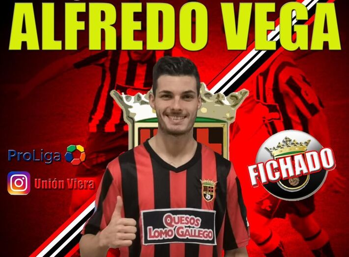 CARTEL FICHAJE ALFREDO VEGA