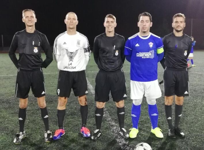 Capitanes y trió arbitral 8 11 2019