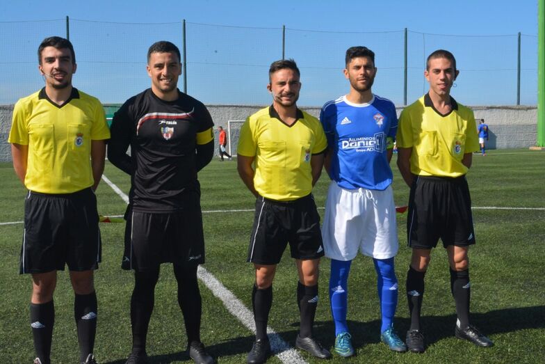 Trió arbitral y capitanes 19 1 2020