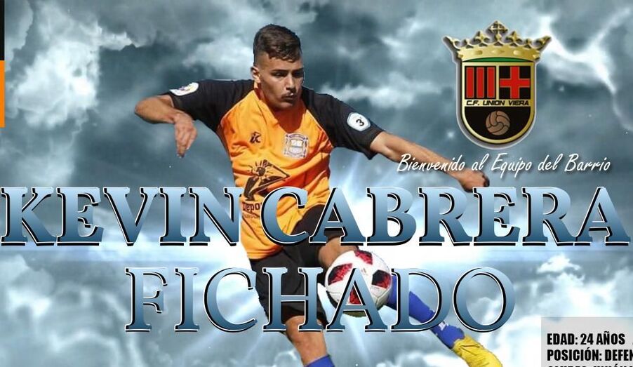 CARTEL FICHAJE KEVIN CABRERA
