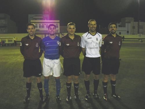 Trió arbitral y capitanes 16 1 2014