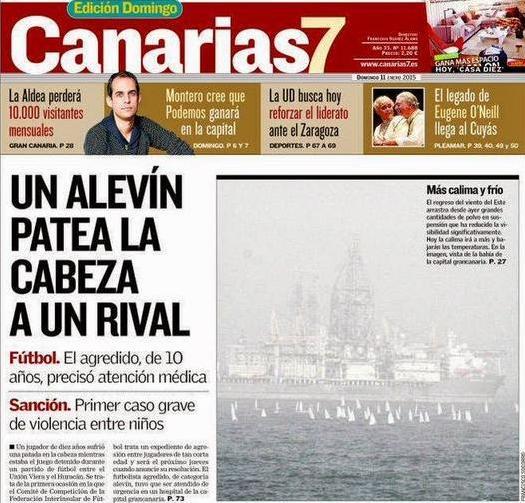 portada canarias 7 viera huracan
