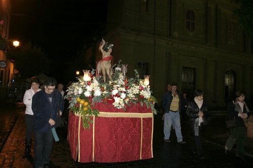 procesion de san sebastian en galdar