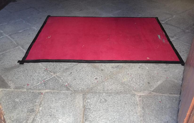 alfombrasdesinfectantes en las entradas