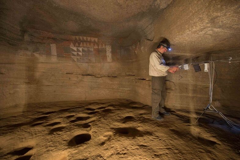 Uno de los controles habituales que se realizan en el interior de la cámara pintada