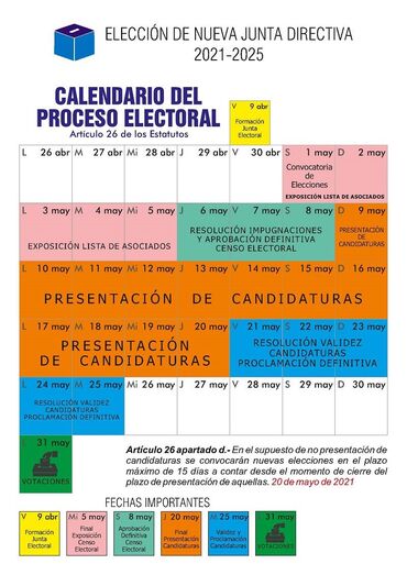 calendario electoral