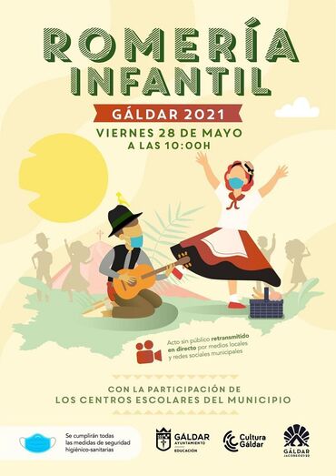 cartel romeria infantil