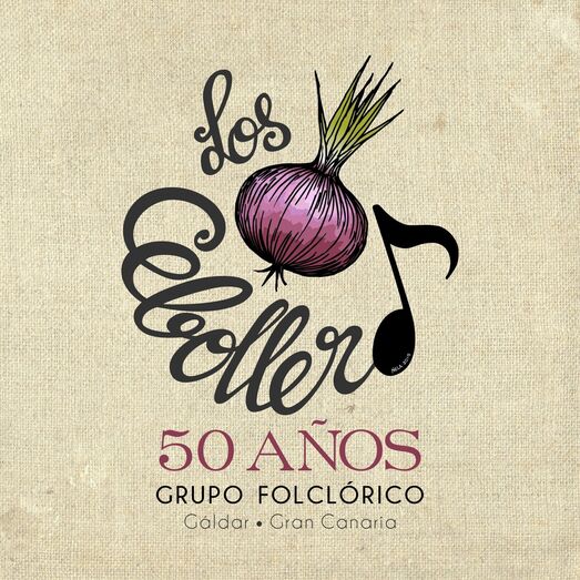 1 Logo LOS CEBOLLEROS 50 años Fondo Arpillero