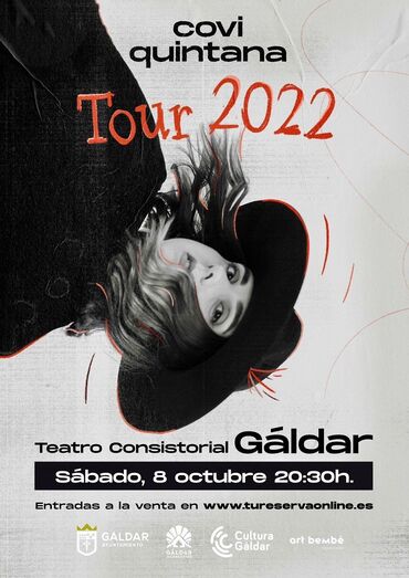 Cartel concierto Covi Quintana