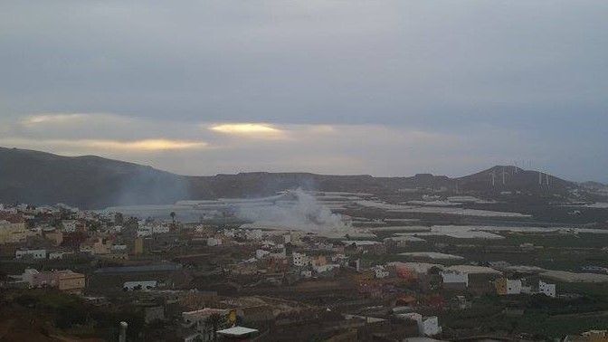 incendio desde galdar