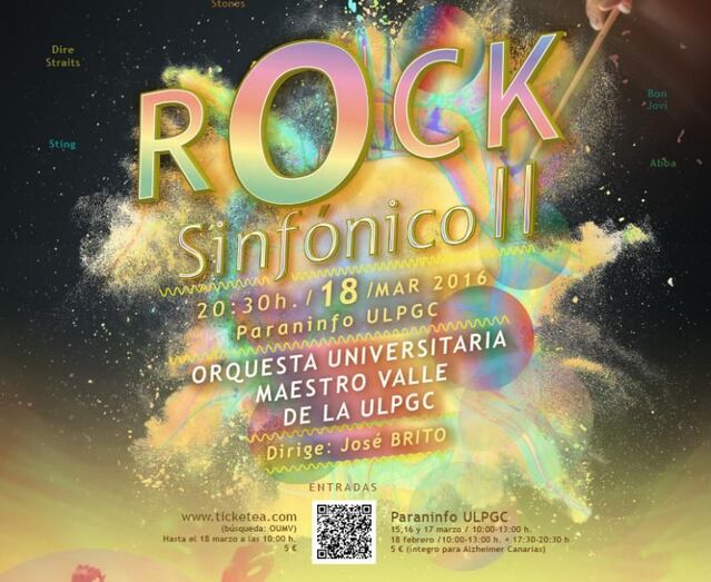 Cartel Rock Sinfonico