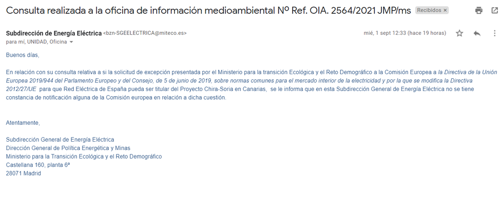 Respuesta transparencia