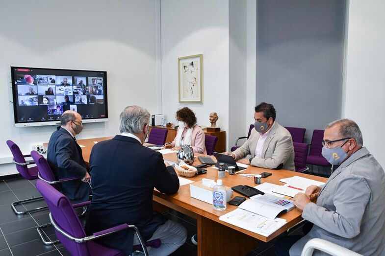 imagen archivo pleno vicdeoconferencia Consejo Social