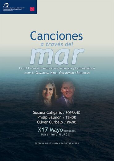 Cartel Canciones a traveės del mar ss 3