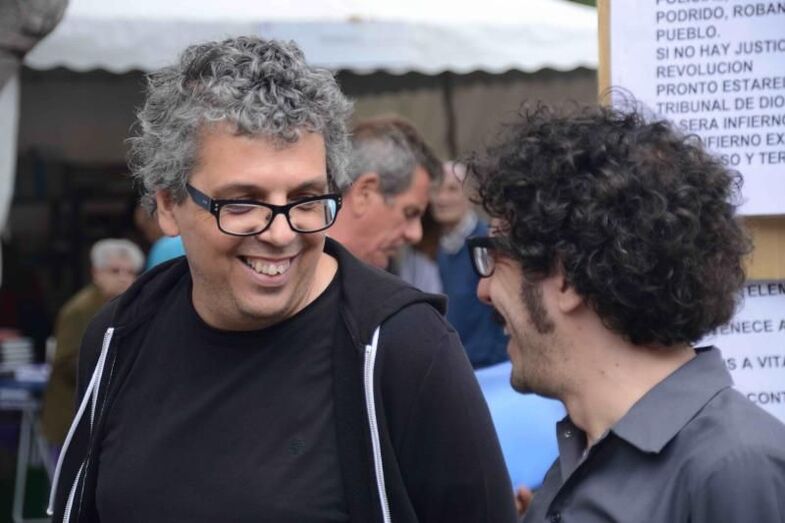 Pedro Guerra y Dario Danti en la XXIX Feria del Libro LPGC