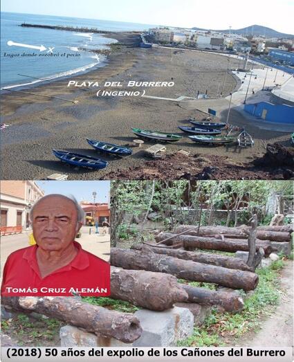playa del burrero el pecio y los cañones