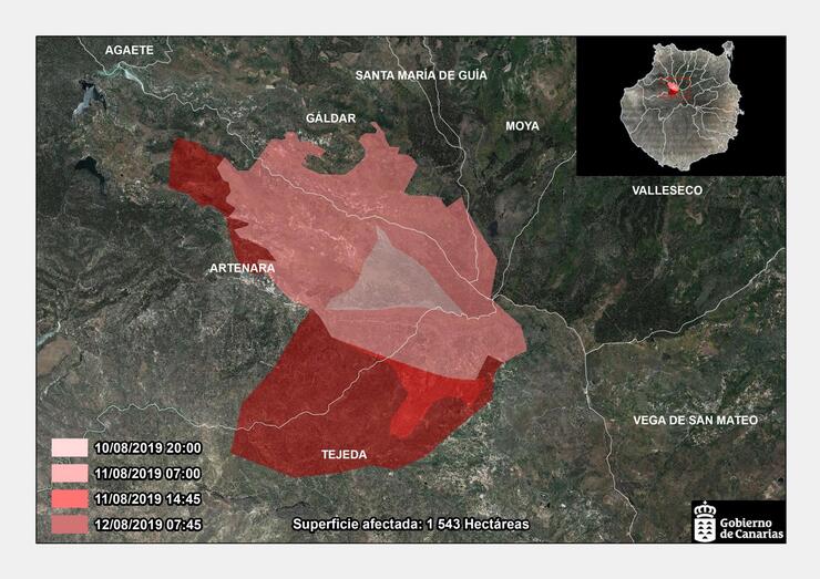 120819 Infografía incendio Gran Canaria