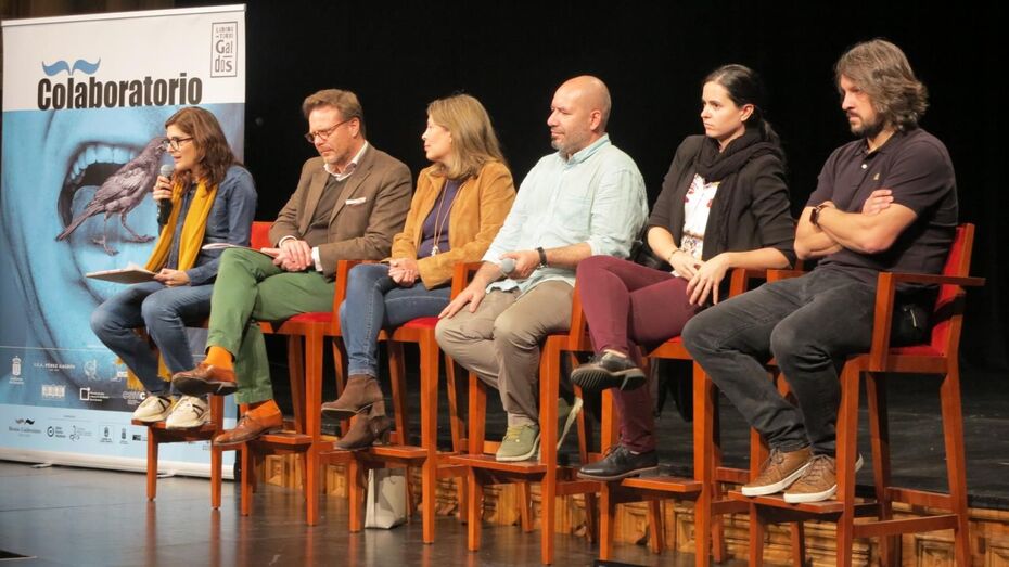 De izq a dcha. Gemma Quintana Tilman Kuttenkeuler Del Río Rodríguez Raquel Hernández y OMalley