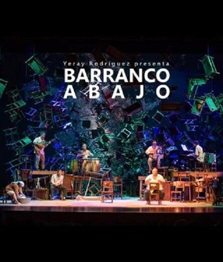 cartel barranco abajo