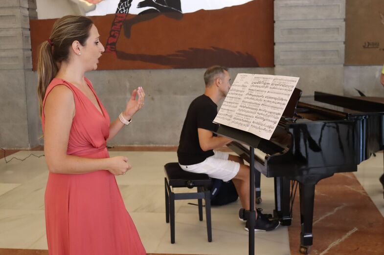 La búlgara Deyana Petrova una de las alumnas participantes este año en Zarzuela Estudio