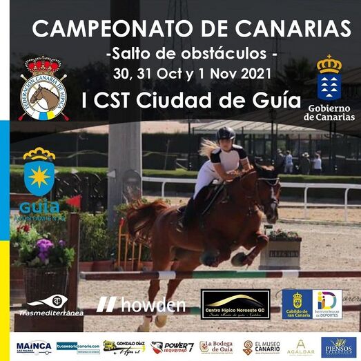 CARTEL CAMPEONATO DE CANARIAS SALTO DE OBSTÁCULOS
