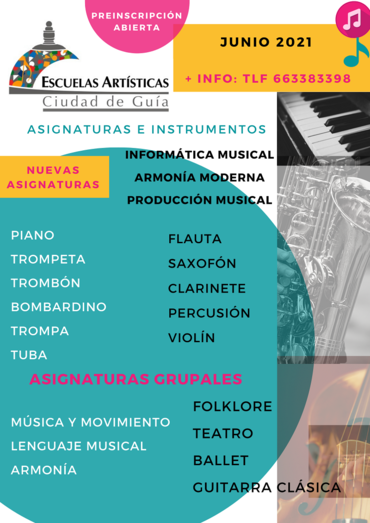 CARTEL ESCUELA MÚSICA