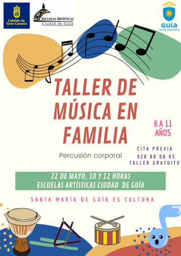 CARTEL TALLER MÚSICA NIÑOS