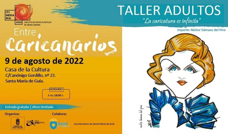 cartel taller caricatura