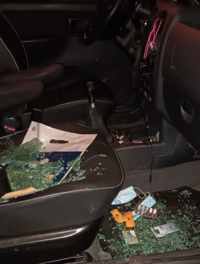 vehiculocristalrotointerior