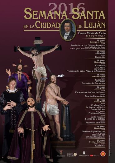 CARTEL SEMANA SANTA EN LA CIUDAD DE LUJÁN