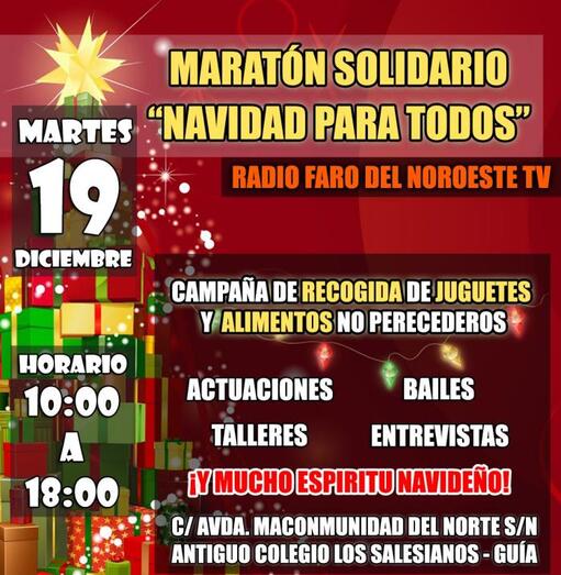 CARTEL MARATÓN SOLIDARIO 2017